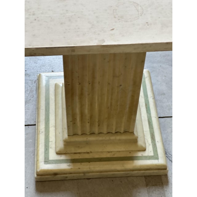 Marble Dining Table with Column Bases, 1970s For Sale - Image 16 of 18