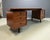 1950s Richard Artschwager Walnut Double Pedestal Executive Desk, Mid-20th Century For Sale - Image 5 of 15