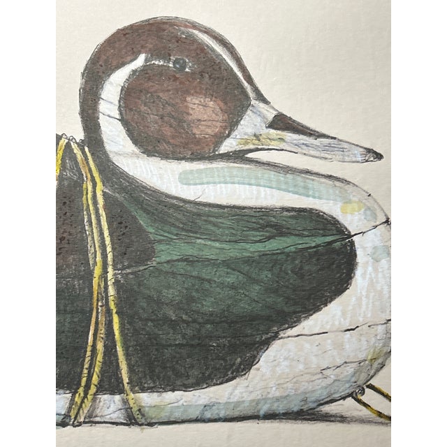 1970s Arthur Nevin Decoy Etchings - Matched Pair #27/150 For Sale - Image 11 of 17