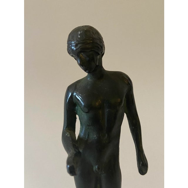 Grand Tour Bronze Sculpture of a Boy For Sale - Image 9 of 10