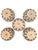 Bat Asian Modern Trang Vietnamese Ceramic Soup Bowls With Hand Painted Leaf Vine Details - Set of 5 For Sale - Image 9 of 9