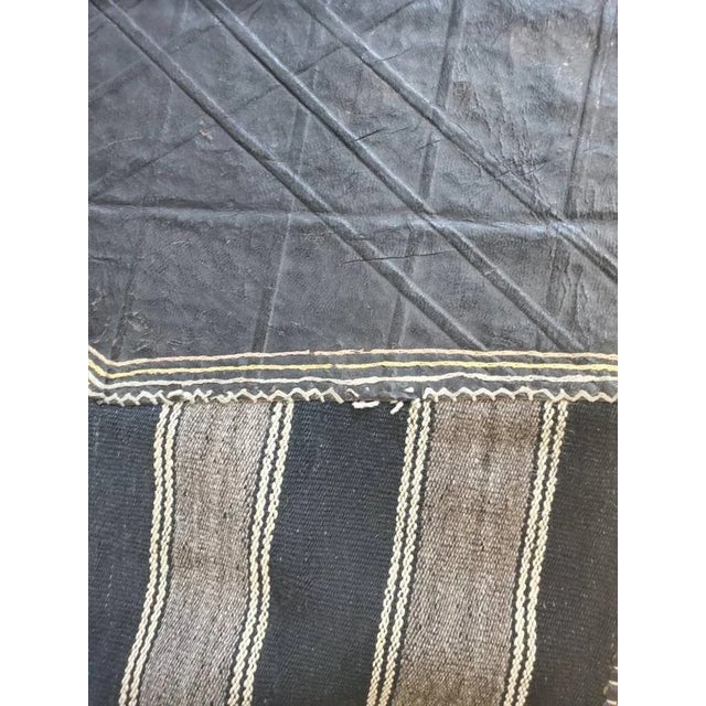 Vintage Turkish Kilim Kelim Leather Camel Saddle Bag For Sale - Image 10 of 11