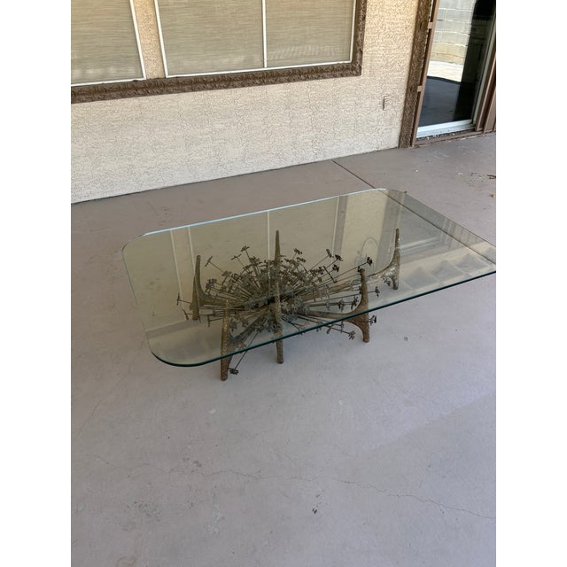 Daniel Gluck Vintage Sculptural "Starburst" Made of Bronze by Daniel Gluck For Sale - Image 4 of 8