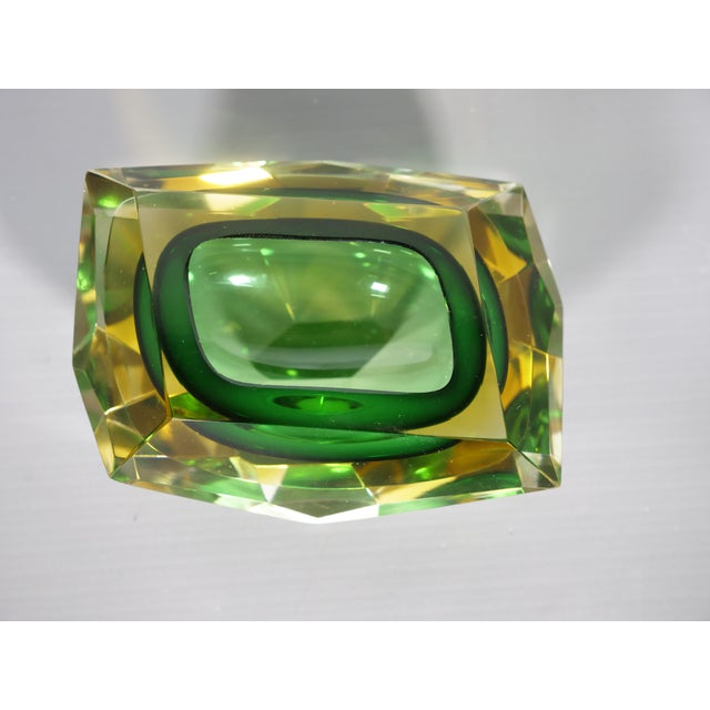 Glass Vintage Murano Sommerso Glass Bowl by Flavio Poli, 1970s For Sale - Image 7 of 8