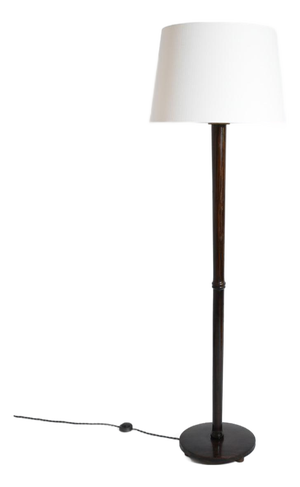Art Deco Wooden Floor Lamp, 1930s