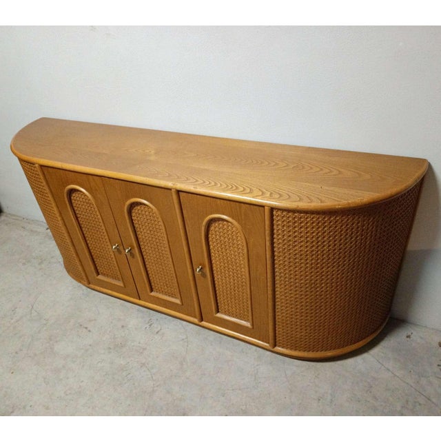 Vintage Boho Chic Sideboard, 1970s For Sale - Image 6 of 9