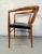 Mid-Century Modern Mid-Century Modern Teak and Black Leather Chair For Sale - Image 3 of 9