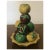 Antique 18th / 19th c. Chinese famille vert porcelain altar fruit pyramid in the Kangxi manner. Painted in shades of...