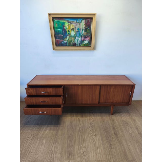 Minimalist Modern Wooden Buffet, 1970s For Sale - Image 14 of 18
