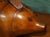 English Omersa Brown Leather Ottoman For Sale - Image 6 of 11