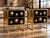 Wood Italian Black Murano Glass and Brass Two-Drawer Nightstands from Justfurnituress SRL, Set of 2 For Sale - Image 7 of 9