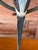 Wood Vintage Coastal Regency Verdigris Parakeet Table Lamps With Scalloped Metal Shades-Pair For Sale - Image 7 of 11