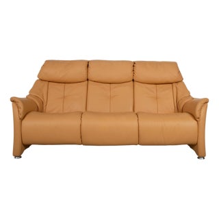 Three-Seater Leather Sofa from Himolla For Sale
