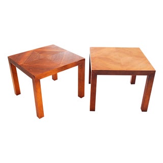Mid-Century Parson Side Tables - a Pair For Sale