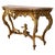 Early 19th Century Baroque Carved & Gilted Walnut Ormolu with Marble Console Table and Cherub For Sale - Image 16 of 18