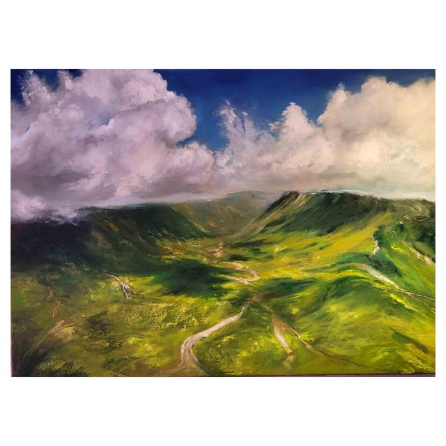 Elena Mardashova, Summer Day, Oil Painting, 2023 For Sale