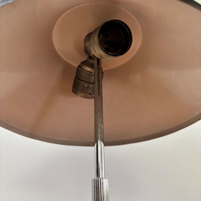 Metal Vintage Table Lamp by Jo Hammerborg for Fog & Morup, 1960s For Sale - Image 7 of 9