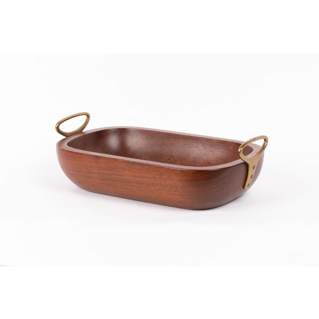 Carl Auböck wooden bowl made in Austria from the 1960s. This piece is attributed to the mentioned designer/maker. It has...