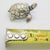 Vintage Italian Genuine Silver 800 Sea Turtle Dollhouse Miniature by Arezzo Tuscany Silversmiths, 1980s For Sale - Image 11 of 12