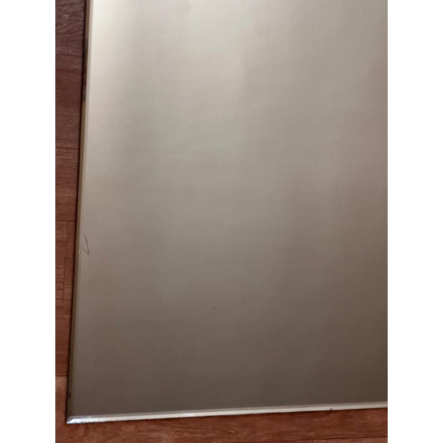 Vintage Rectangular Beveled Mirror, 1970s For Sale - Image 12 of 17