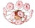 Mid-Century Modern 1960s Murano Glass Flush Mount Ceiling Light With Pink Flowers For Sale - Image 3 of 10