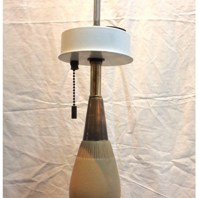 Gold Large Gerald Thurston for Lightolier Table Lamp For Sale - Image 8 of 11