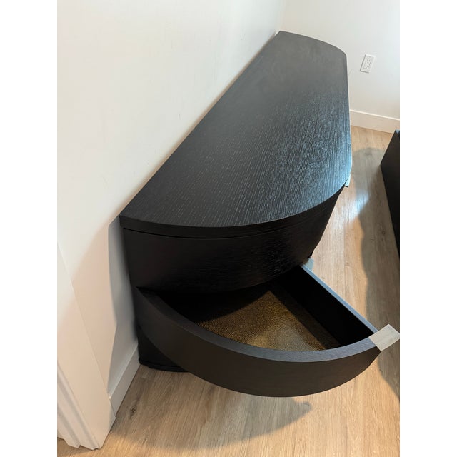 Armani/Casa Castilla Black Maple Dresser For Sale In Los Angeles - Image 6 of 9