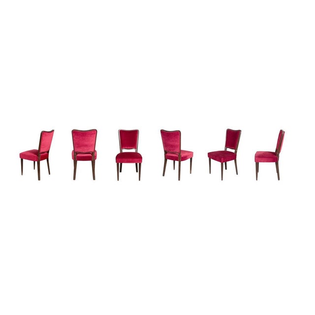 Chairs by Osvaldo Borsani for ABV, 1950s, Set of 8 For Sale - Image 10 of 11