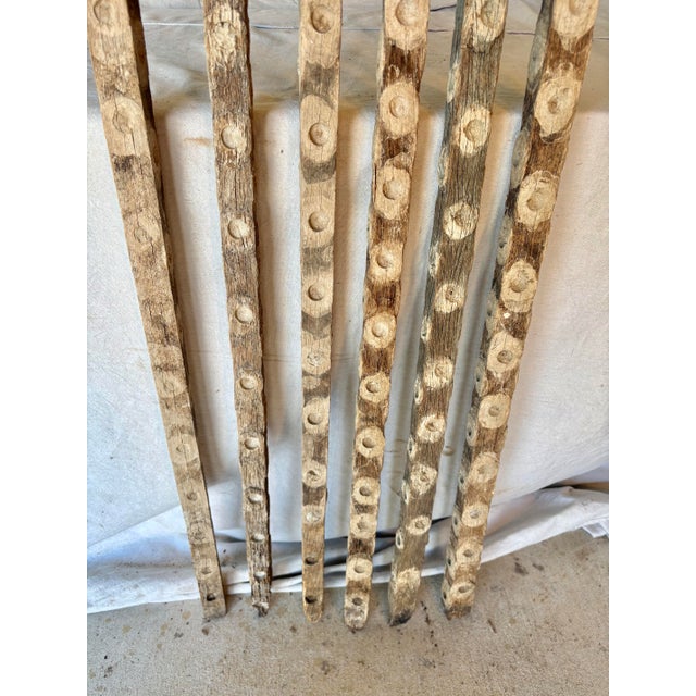 Early 20th Century Early 20th Century French Wooden Oyster Sticks - Set of 6 For Sale - Image 5 of 12