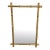 Giltwood Faux Bamboo Wall Mirror For Sale