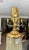 1950s Large Murano Opalescent Blue Gold Inclusions Table Lamps - a Pair For Sale - Image 13 of 18