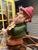 Add cheer and character to your garden with this Garden Gnome Figure. Featuring a red hat with starry eyes looking up...