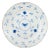 Hand-Painted Round Butterfly Porcelain Platter from Bing & Grøndahl, 1930s For Sale