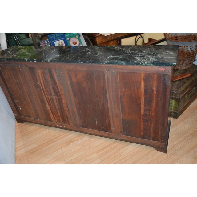Brown Vintage Quality Fine Mahogany Classical Style Console Cabinet For Sale - Image 8 of 8