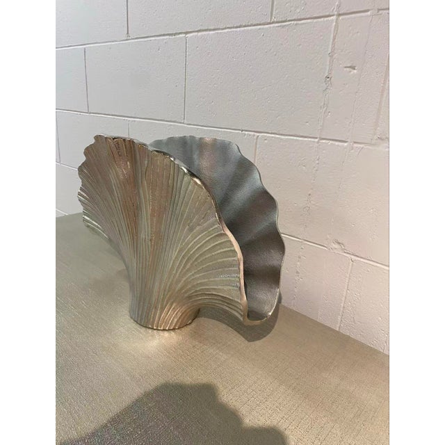 Modern Ginkgo Leaf I 12.5 X 6.5 Inch Vase For Sale - Image 3 of 5