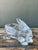 Transparent Vintage Lucite Rabbit Planter For Sale - Image 8 of 18