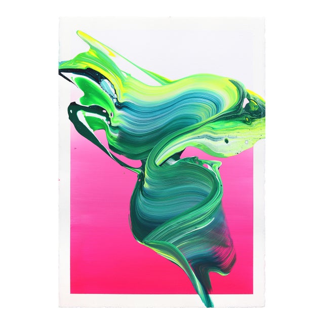 Avp_1072 - Colorful Textured Contemporary Abstract Original Artwork by Alex Voinea For Sale