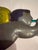 1960s Vintage Painted Tin Trumpeting Angels in Mexican Folk Art Style — Pair For Sale - Image 5 of 10