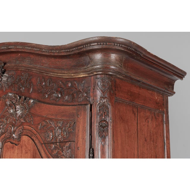 19th Century Louis XV Normandy Armoire For Sale - Image 10 of 12