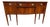 Late 20th Century Hickory Chair Mahogany Satinwood Inlaid Serpentine Front Sideboard. For Sale