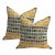 Pair of Ann Gish 24'' Tesserae Mosaic Pillows For Sale