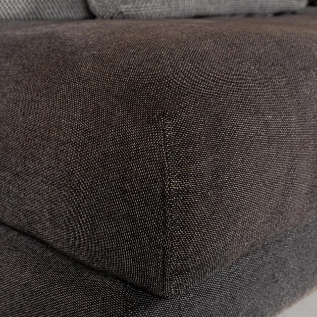 Nuvola Fabric Lounger in Grey from Rolf Benz For Sale - Image 4 of 10