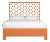 Honeycomb Bed Queen - Orange For Sale