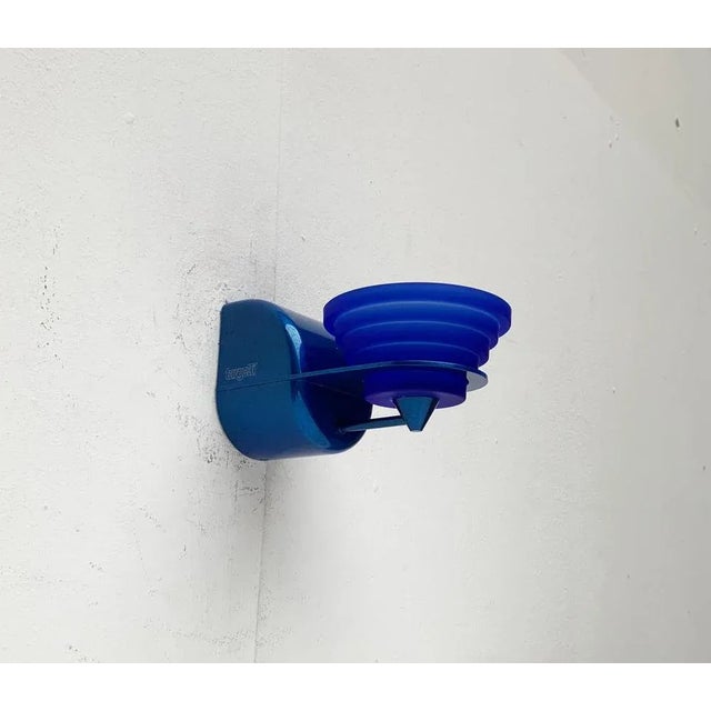 Rare wall sconces from the Italian manufacturer Targetti. The design follows a postmodern design language and color...