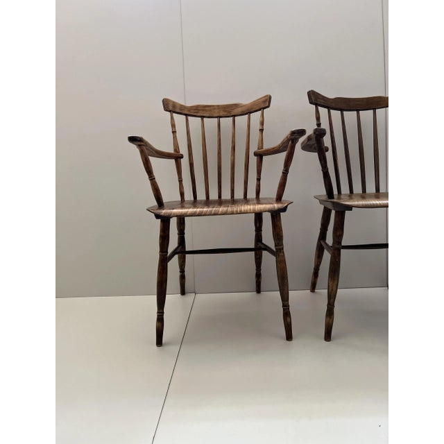 Wood Vintage Dining Chairs from Ton, 1960s, Set of 4 For Sale - Image 7 of 18