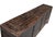 Vintage Hand Made Black Reclaimed Wood Sideboard 29 For Sale - Image 4 of 4