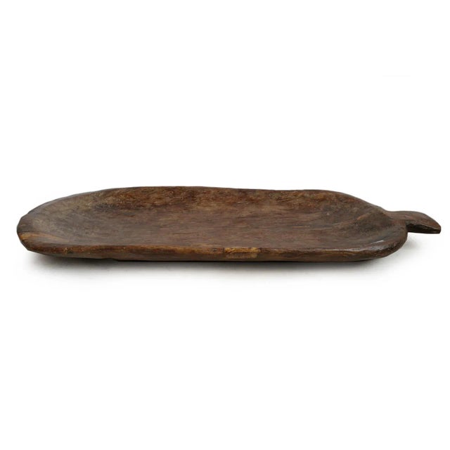 Tribal Mid 20th Century Naga Tribal Wood Bowl For Sale - Image 3 of 5