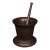 Huge 140 Lb Antique Dye Maker's First Stage Mortar & Pestle, English, Georgian For Sale