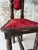 Vintage Spanish Revival Prayer Chairs With Red Velvet Upholstery – Pair For Sale - Image 13 of 18