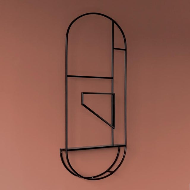 Foldwork Valet in Black Silk Matt by Studio Berg For Sale - Image 4 of 11